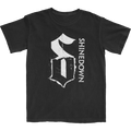 Shinedown Men's Torn Logo Black T-Shirt