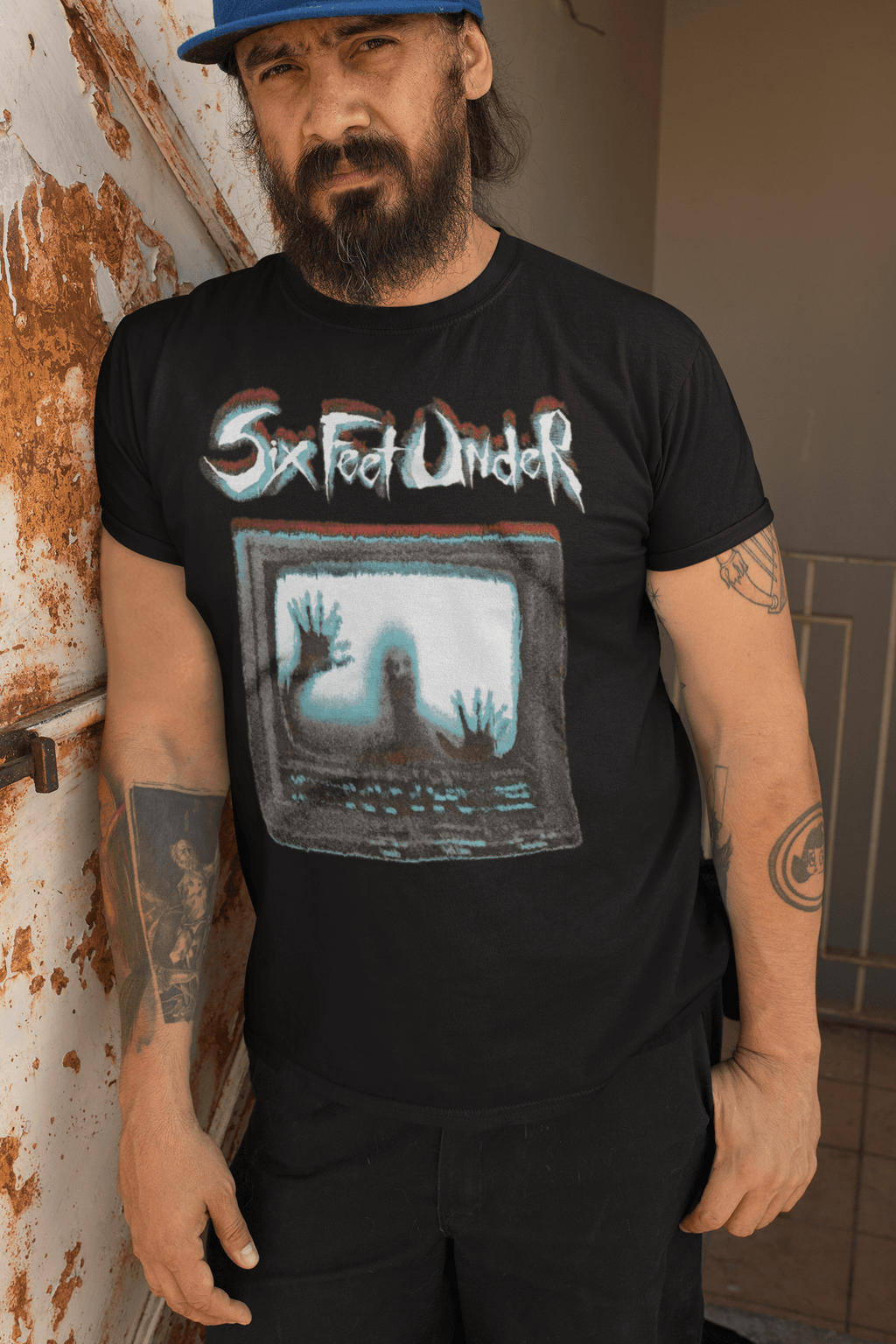 Six Feet Under Trapped Black T-Shirt