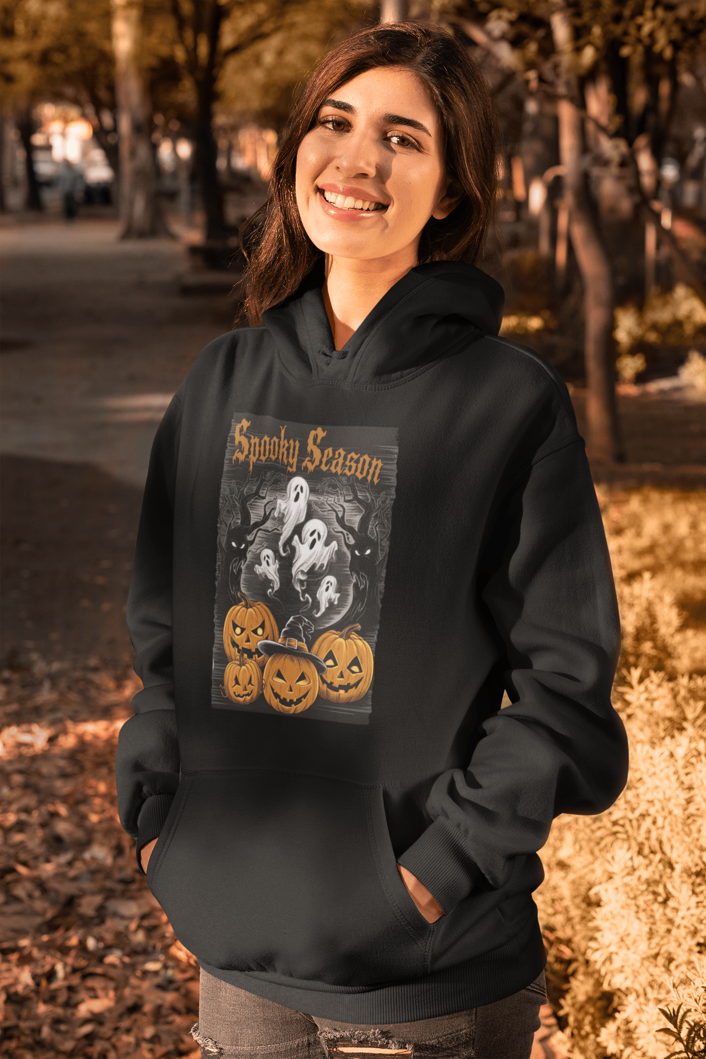 Spooky Season Halloween Unisex Pullover Hoodie