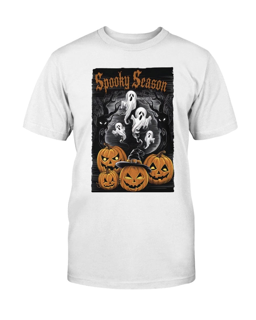 White / S Spooky Season Halloween Unisex T-Shirt FUEL-6790B21