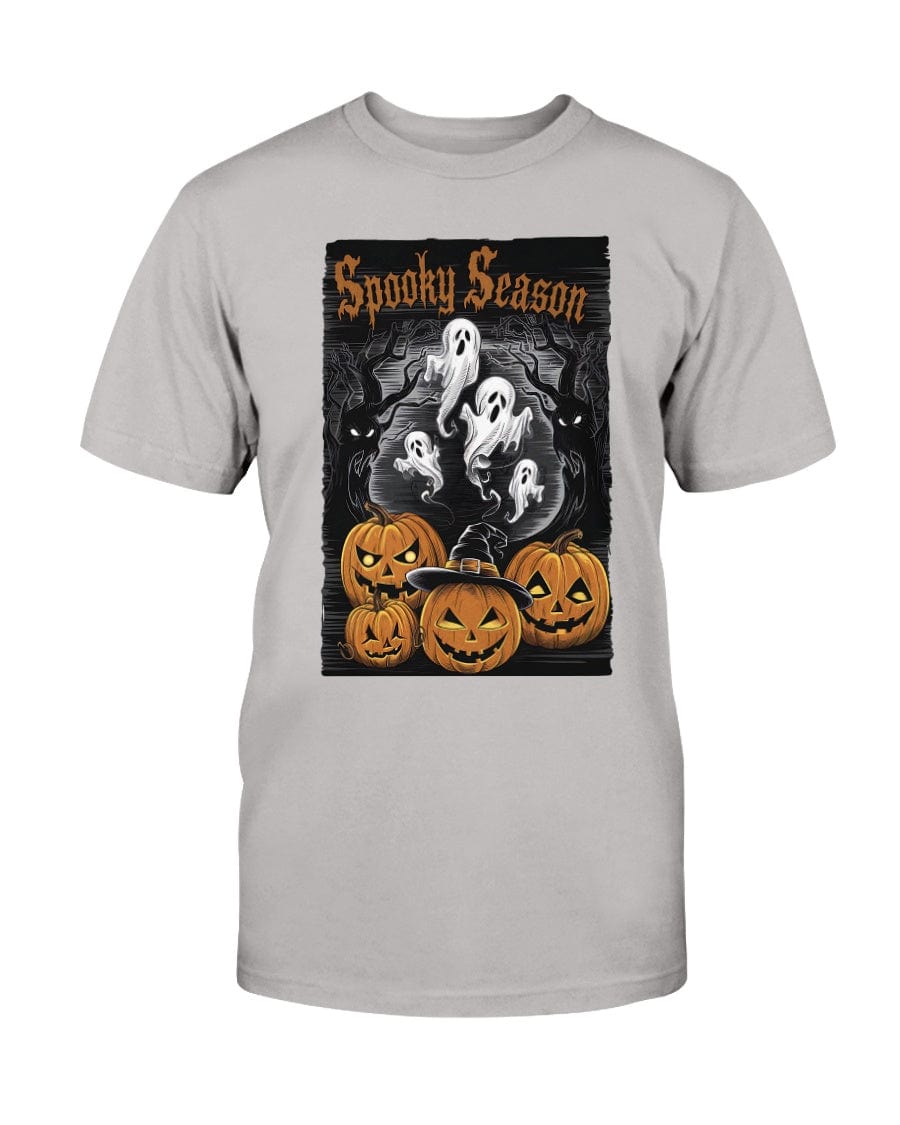 Light Steel / S Spooky Season Halloween Unisex T-Shirt FUEL-C57677D