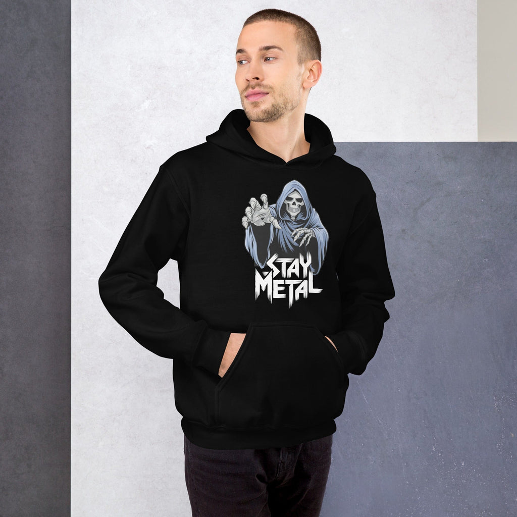 Stay Metal Reaper Unisex Hoodie