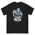 Black / S Stay Metal Reaper Unisex T-Shirt 5071143_11546