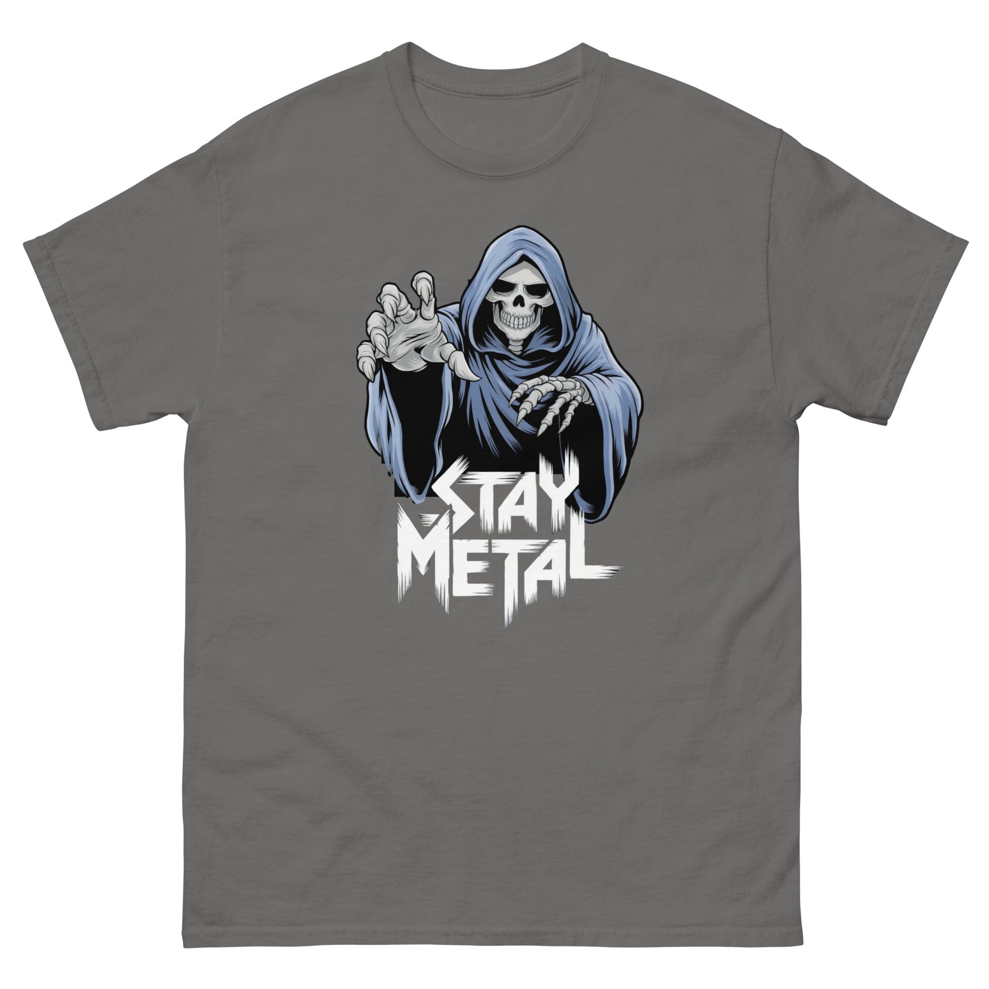 Charcoal / S Stay Metal Reaper Unisex T-Shirt 5071143_15831