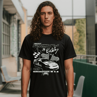 Load image into Gallery viewer, Talladega Nights Lightning And Flags T-Shirt TDN553S, TDN553M, TDN553L, TDN553XL, TDN553XXL, TDN553XXXL, TDN553XXXXL, TDN553XXXXXL
