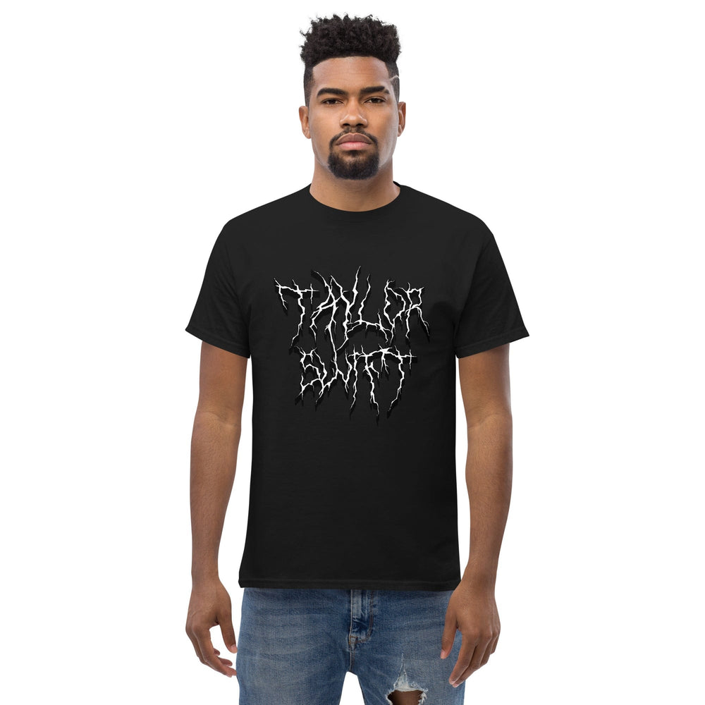 Black / S Taylor Swift Black Metal Logo T-Shirt