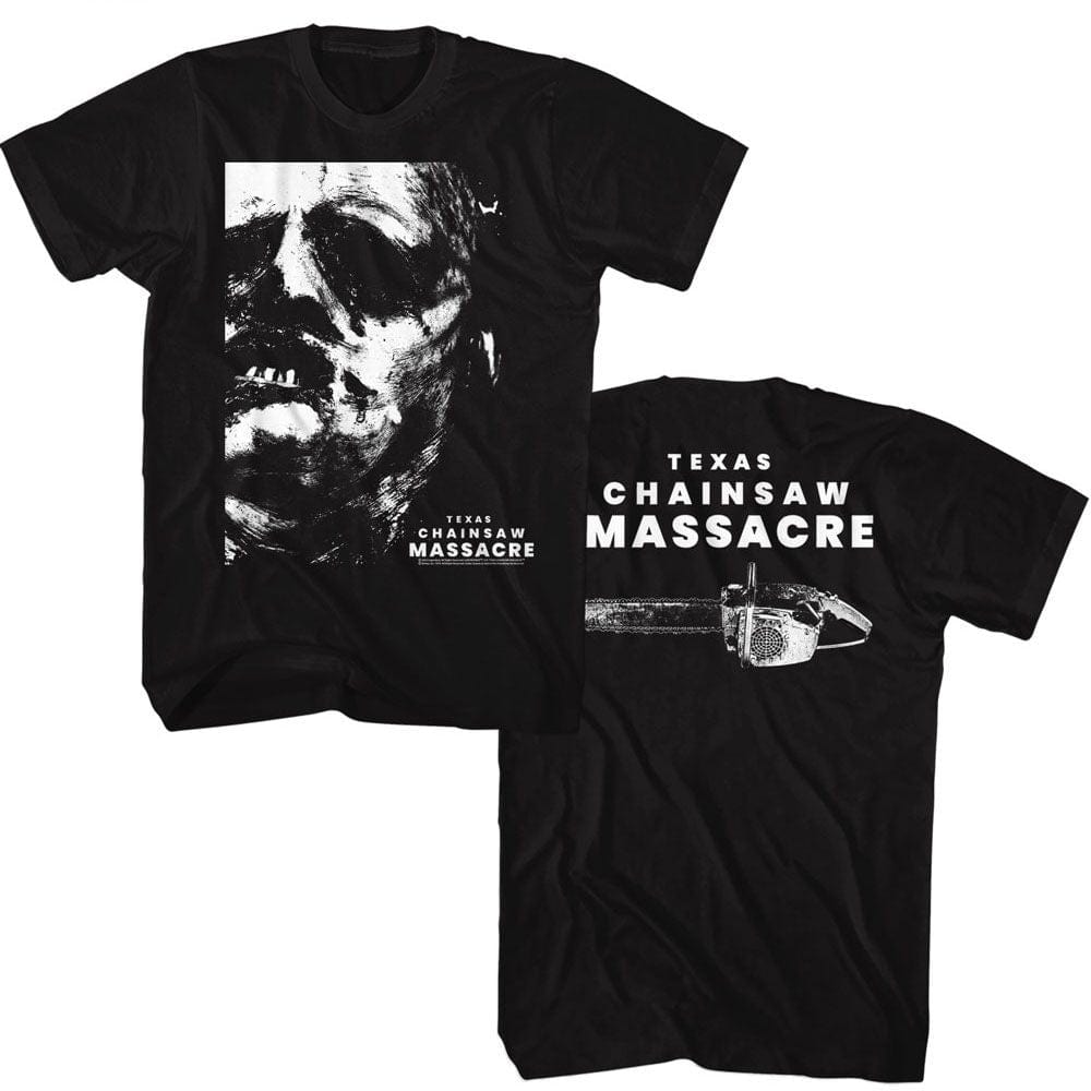 Texas Chainsaw Massacre Leatherface Front and Back T-Shirt