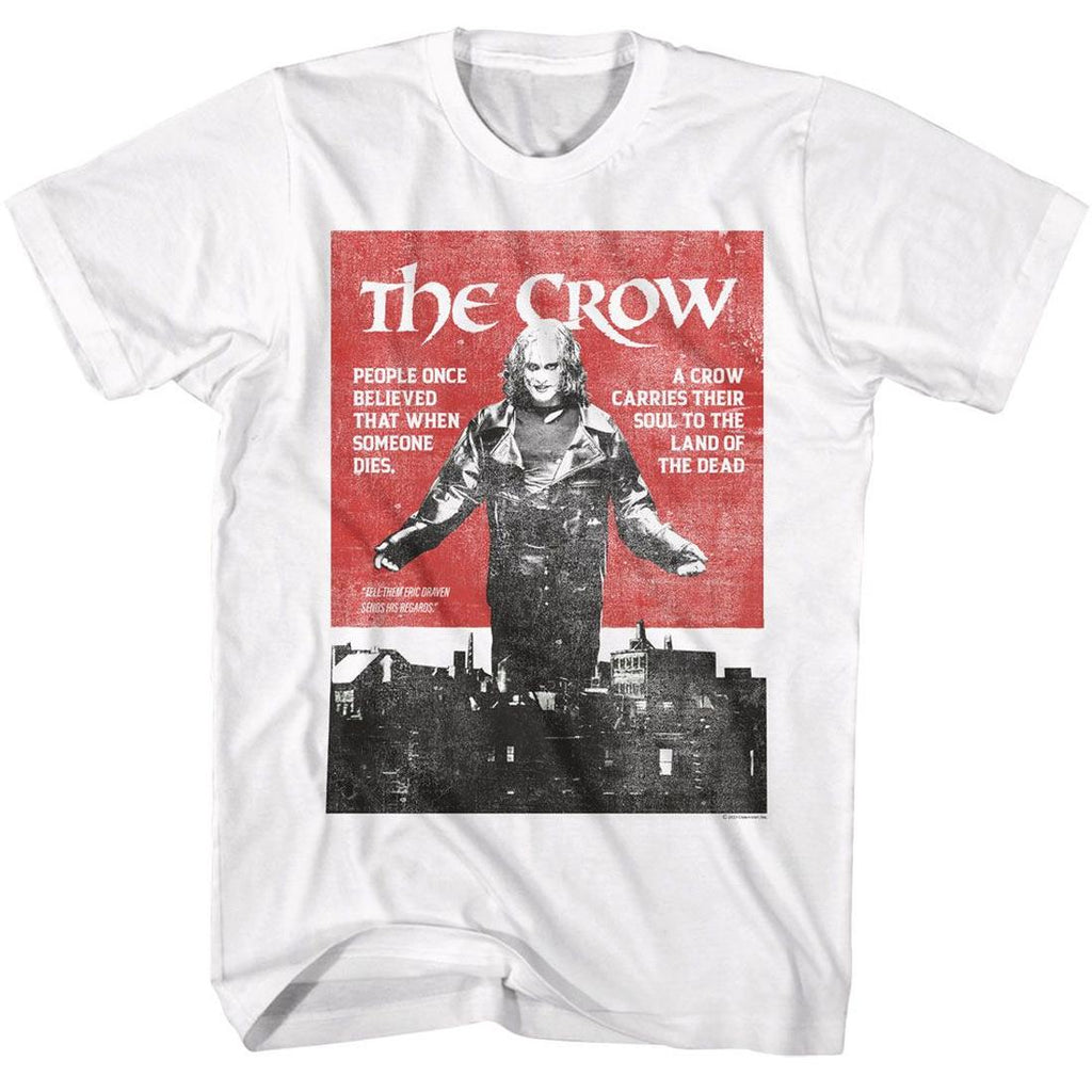 The Crow Vintage Poster White Official T-Shirt