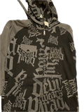 Small The Devil Wears Prada Allover Print Premium Zip Hoodie SMALL