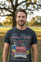 MAN WEARING TOM PETTY TEE TPH537S, TPH537M, TPH537L, TPH537XL, TPH537XXL