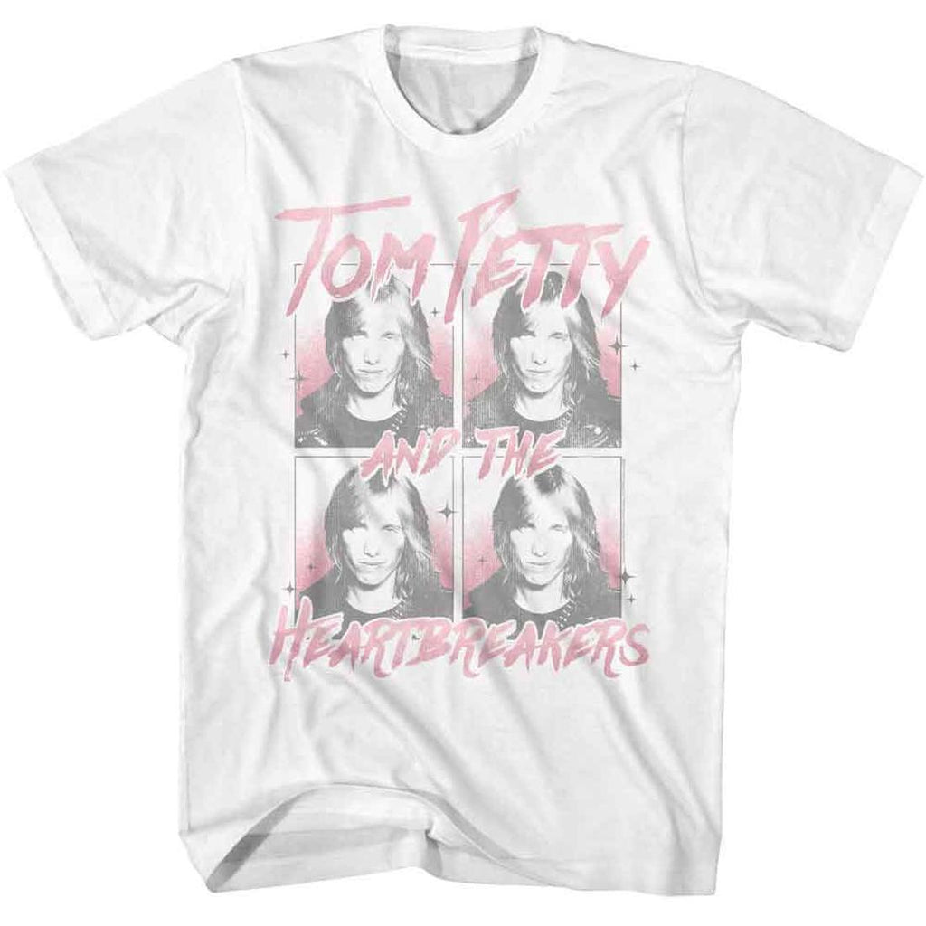 Tom Petty Pink Logo Photos T-Shirt