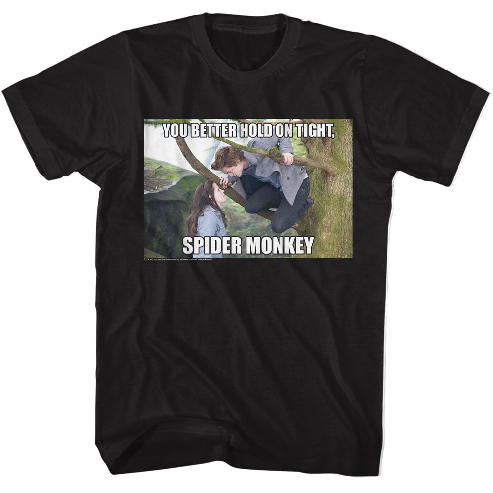 Shirt Twilight Hold on Tight Spider Monkey T-Shirt