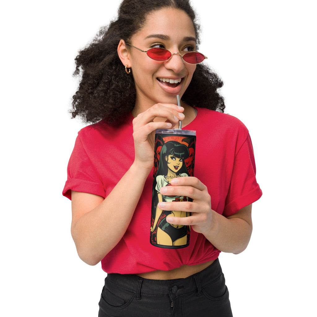 Vampi Bombshell Pin Up 20oz Stainless Steel Tumbler