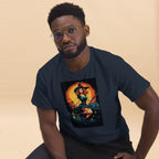 Witch in Flight Halloween Men's T-Shirt