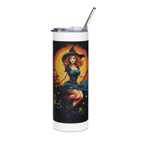 Load image into Gallery viewer, White Witch in Flight 20oz Stainless Steel Tumbler 4464903_15005
