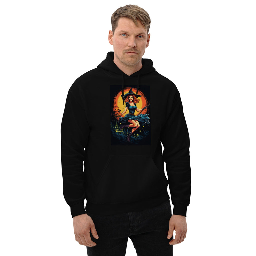 Witch in Flight Unisex Pullover Hoodie