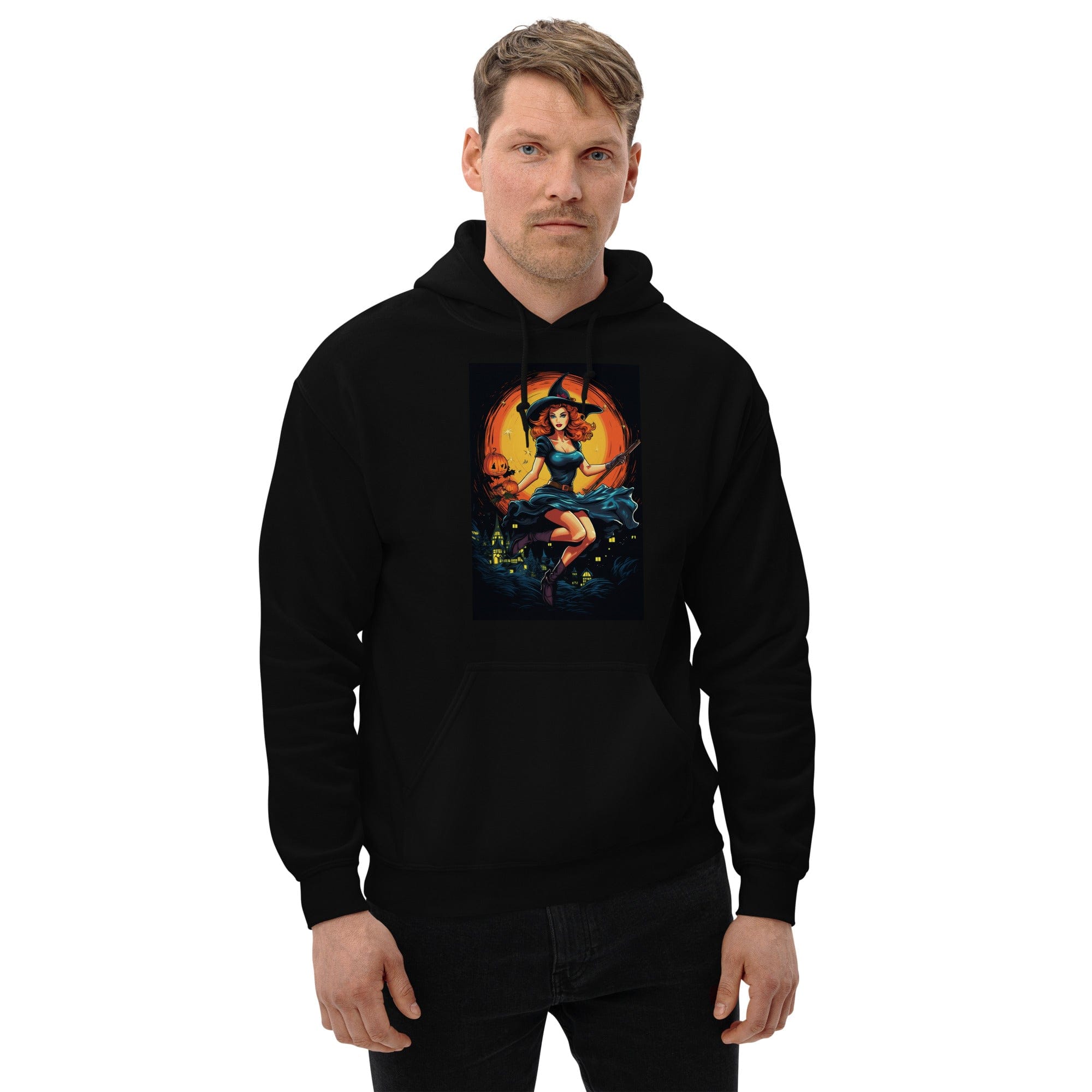 Witch in Flight Unisex Pullover Hoodie