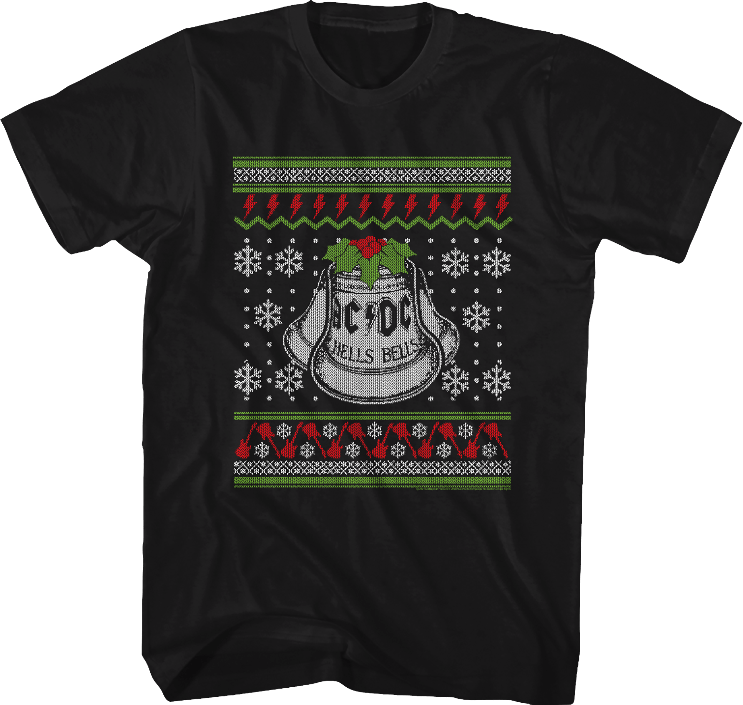 AC/DC Christmas Bells T-Shirt – Forbidden Geek