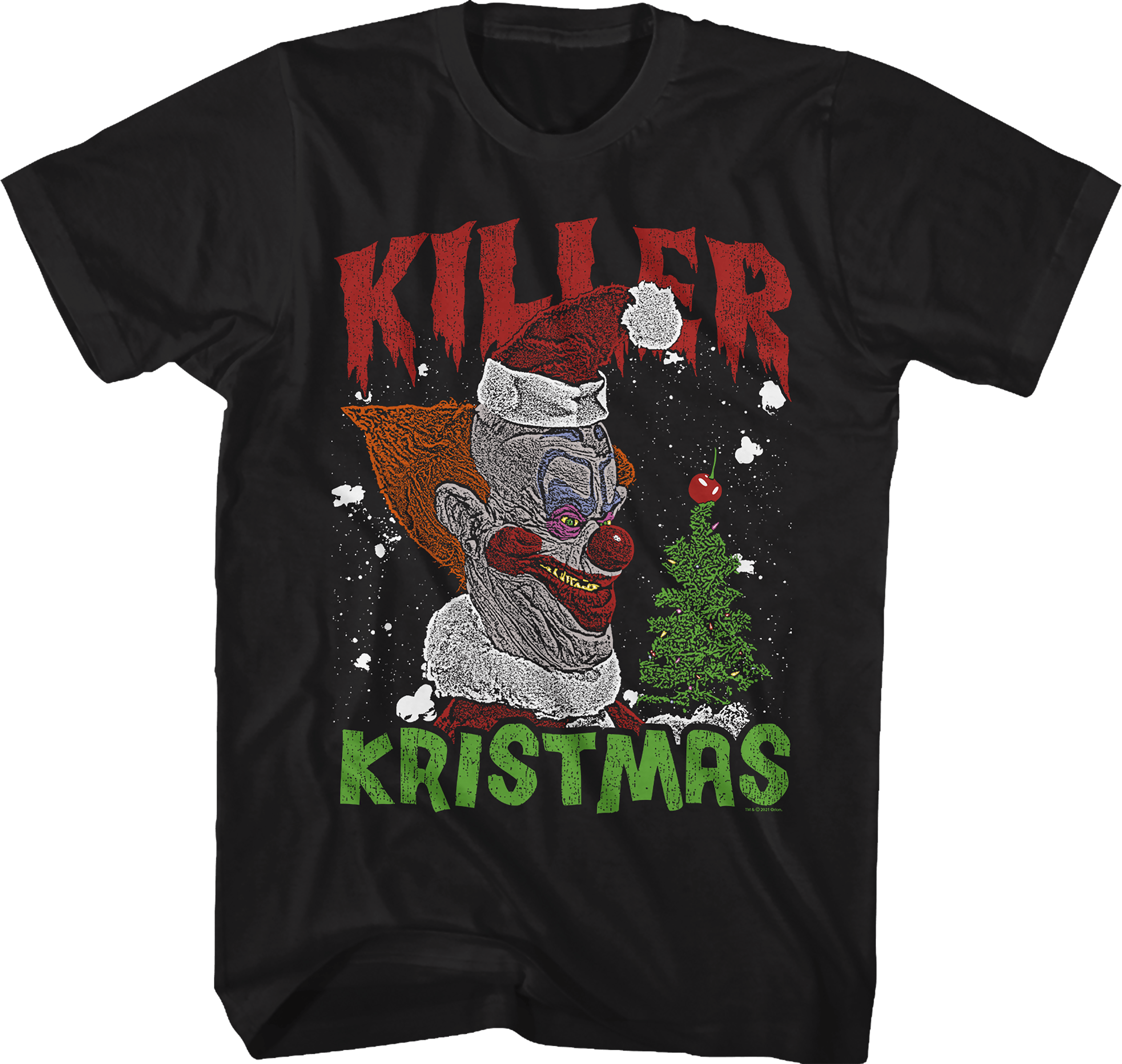 Killer Klowns From Outer Space Killer Kristmas Slim Fit T-Shirt