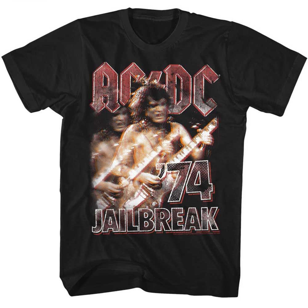 ACDC JAILBREAK '74 Destroyed Finish Original T-shirt