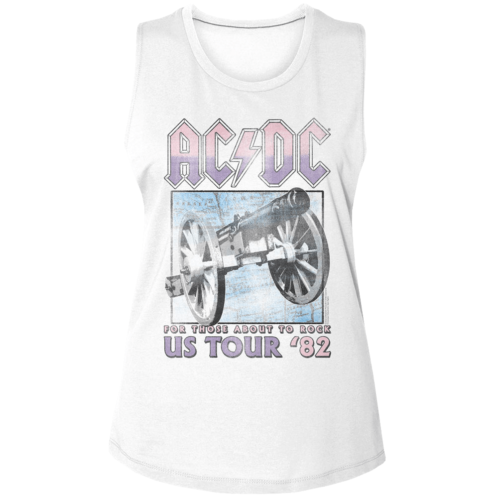 Shirt AC/DC For Those About To Rock 82 US Tour Women's Tank Top