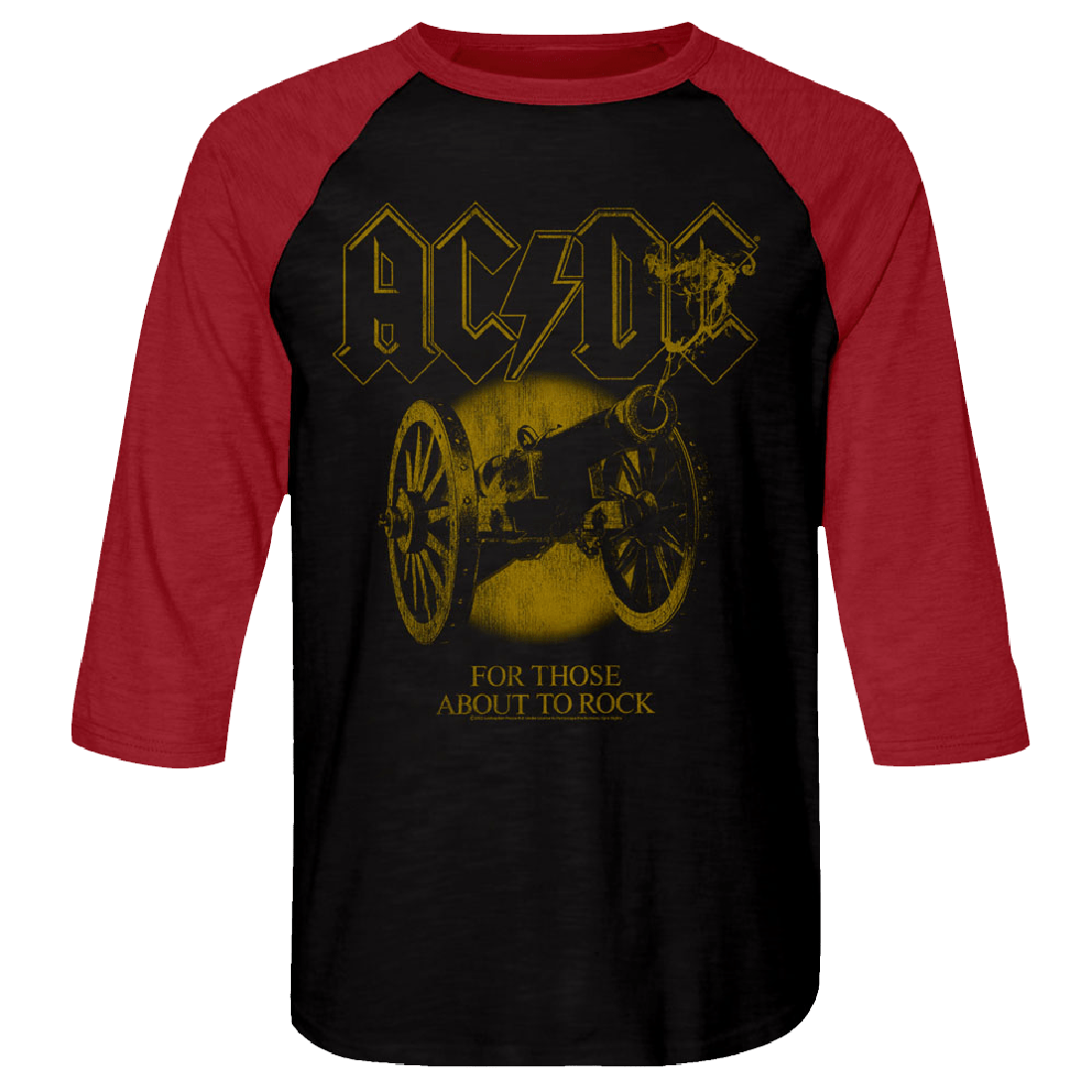 AC/DC For Those About to Rock Raglan Jersey