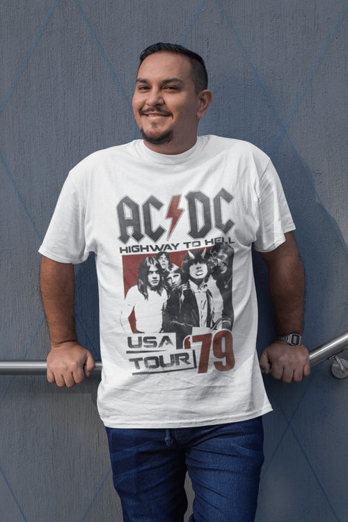 AC/DC Highway To Hell 79 Tour Dates T-Shirt ACDC576S, ACDC576M, ACDC576L, ACDC576XL, ACDC576XXL, ACDC576XXXL, ACDC576XXXXL, ACDC576XXXXXL