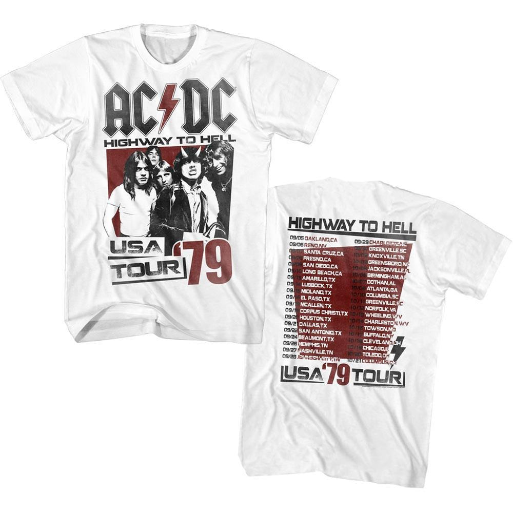 Shirt AC/DC Highway To Hell 79 Tour Dates T-Shirt