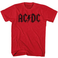 AC/DC Logo Red Heather Slim Fit T-Shirt