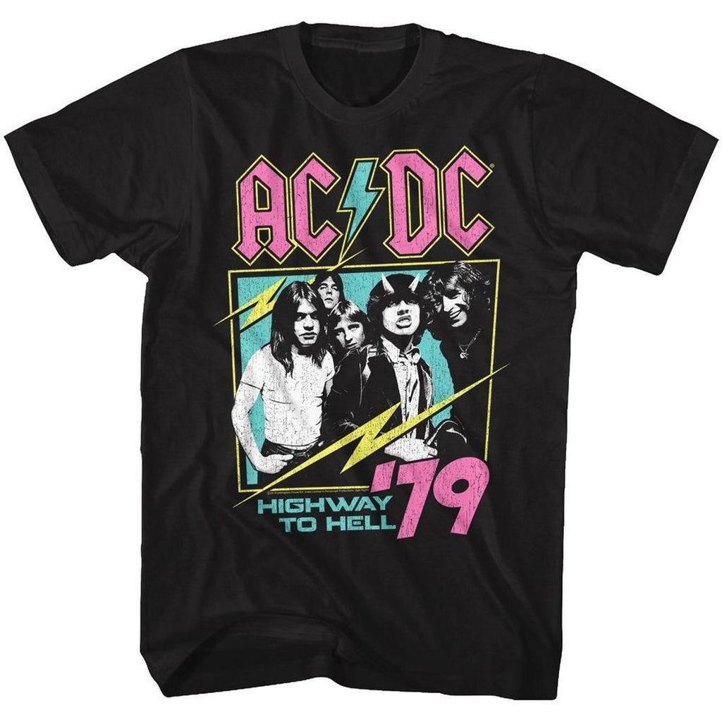 AC/DC Neon Highway 79 Slim Fit T-Shirt