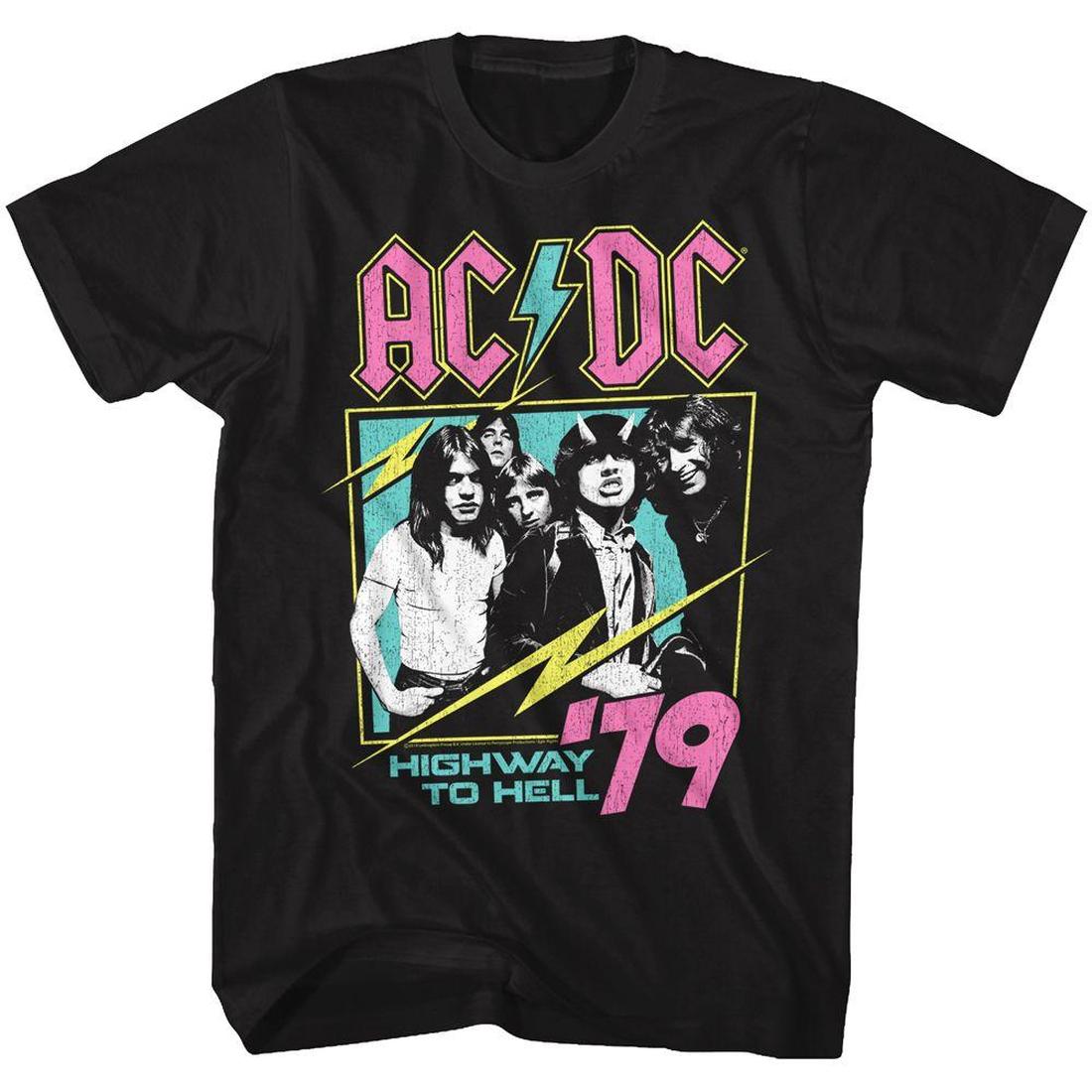 AC/DC Neon Highway 79 Slim Fit T-Shirt