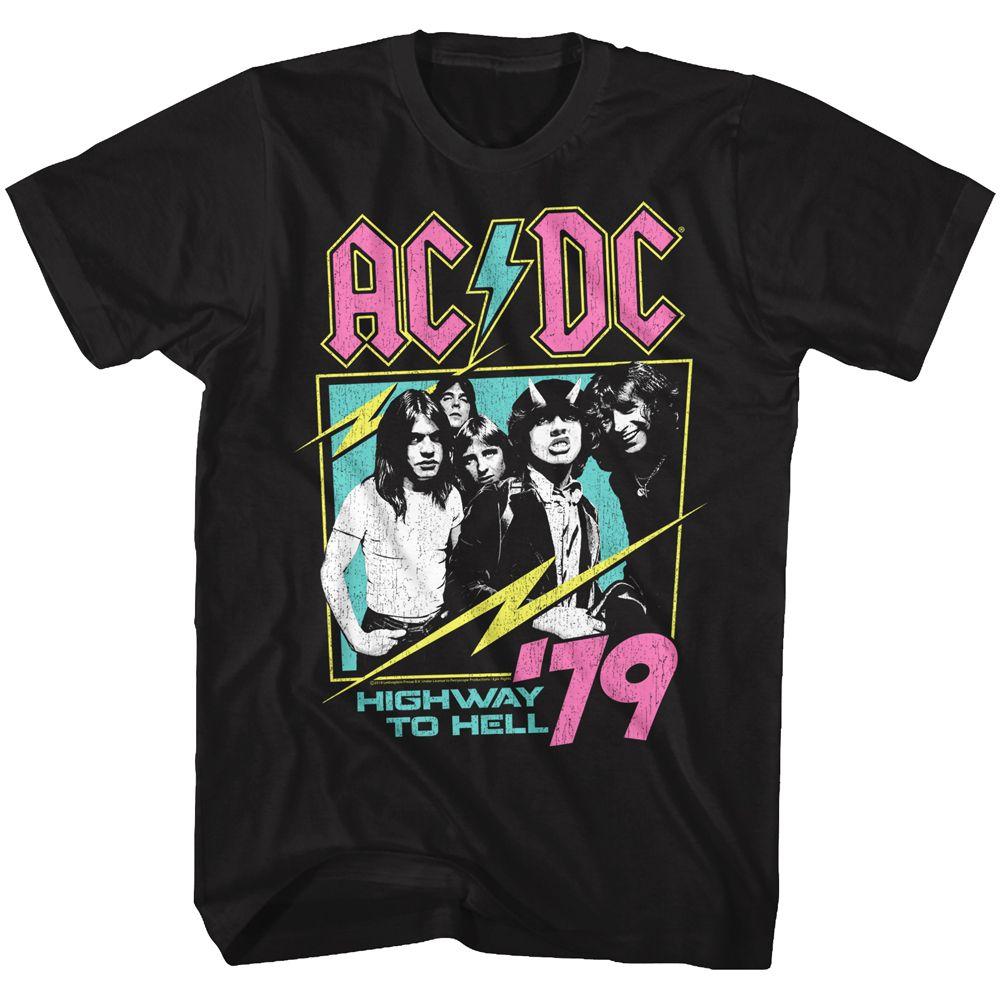 Shirt AC/DC Neon Highway 79 Slim Fit T-Shirt