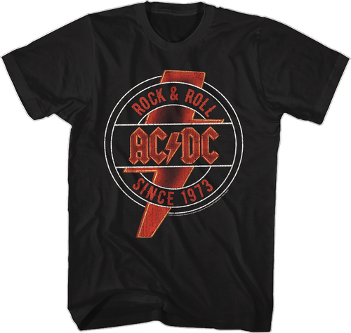 AC/DC Rock & Roll Since 1973 Slim Fit T-Shirt