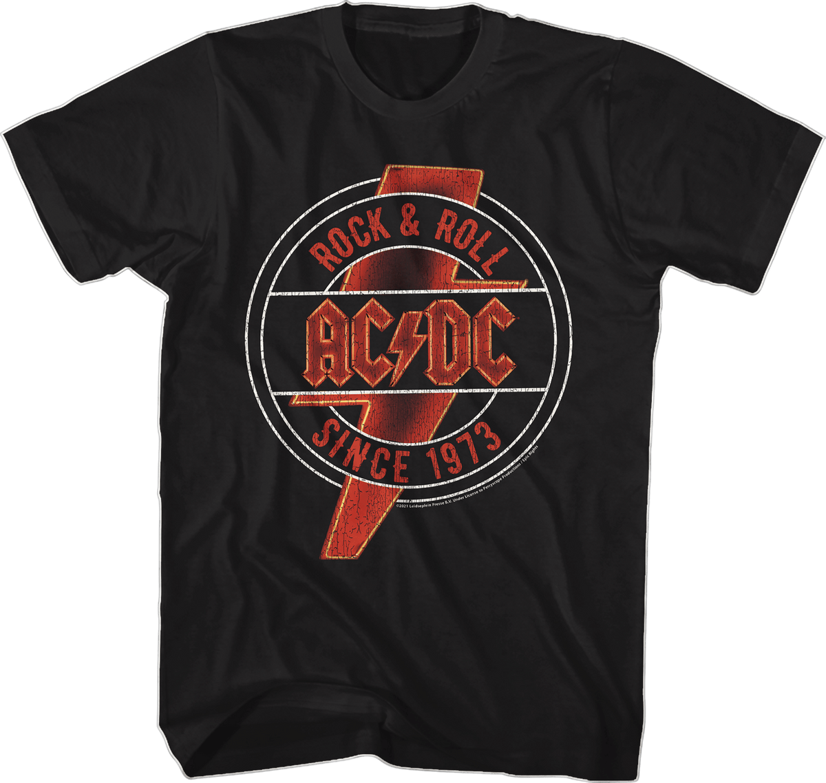 Shirt AC/DC Rock & Roll Since 1973 Slim Fit T-Shirt