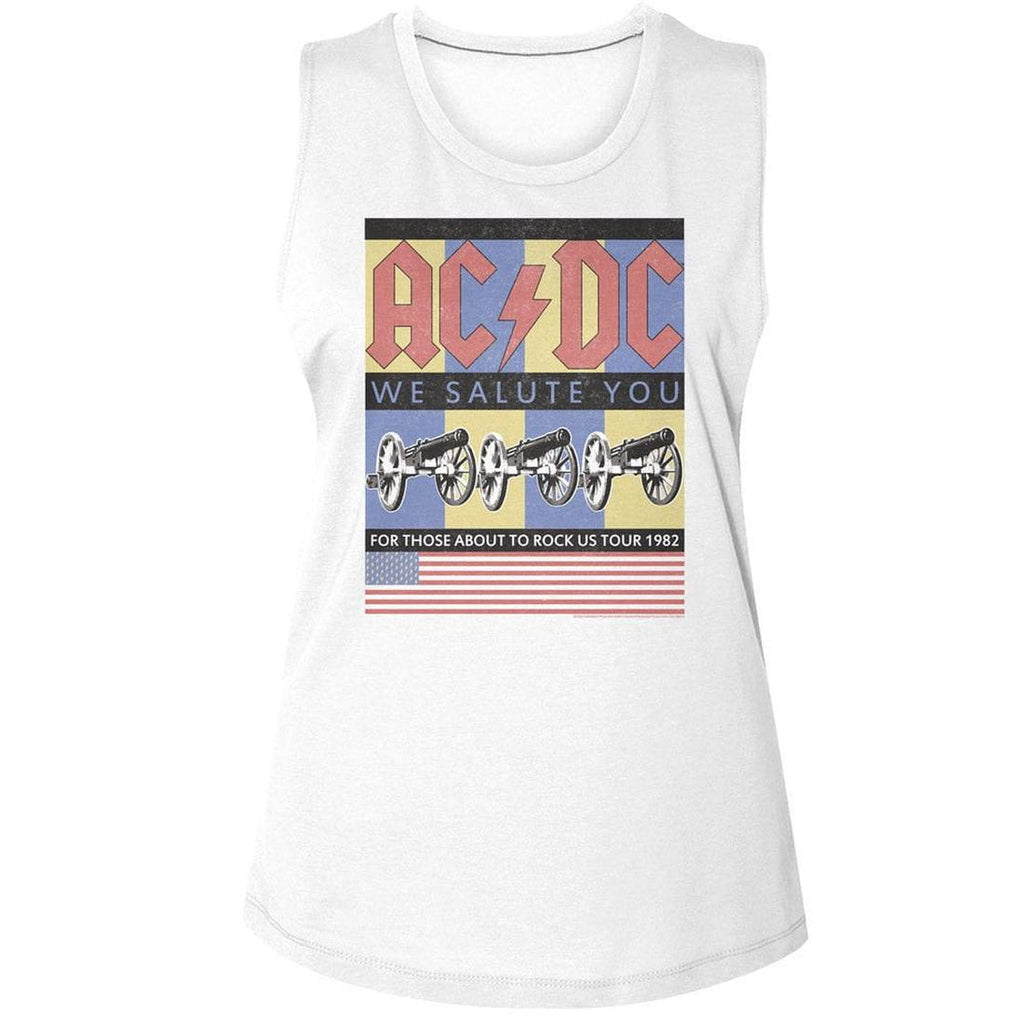 AC/DC We Salute You US Tour 82 Women's Tank Top