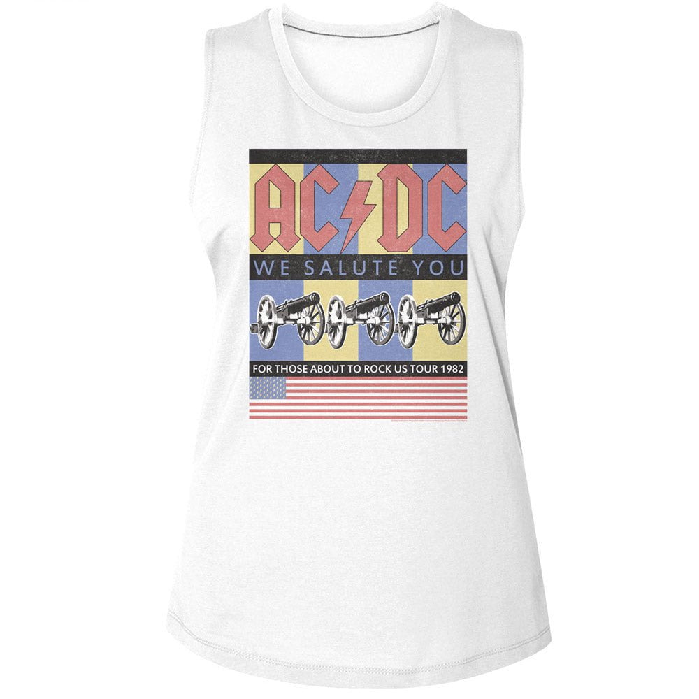 Shirt AC/DC We Salute You US Tour 82 Women's Tank Top