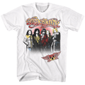 Aerosmith Band and Logo White Official T-Shirt