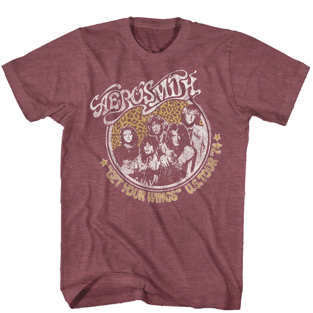 Shirt Aerosmith Get Your Wings US 74 Tour T-Shirt