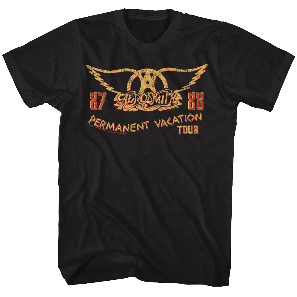 Shirt Aerosmith Permanent Vacation 87-88 Tour Official T-Shirt