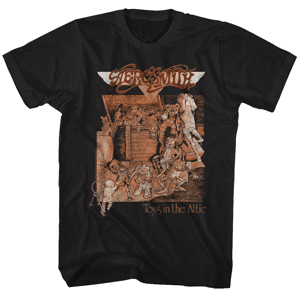 Aerosmith Toys in the Attic Album Cover T-Shirt
