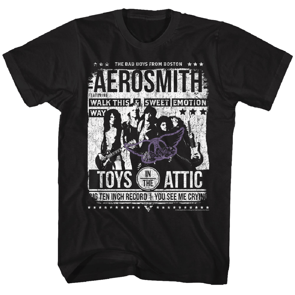 Aerosmith Toys in the Attic Poster T-Shirt