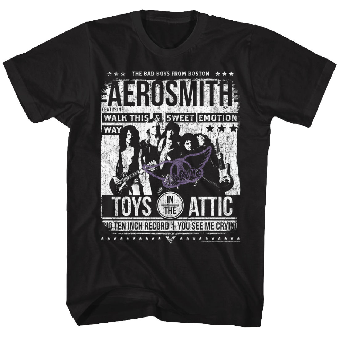 Aerosmith Toys in the Attic Poster T-Shirt