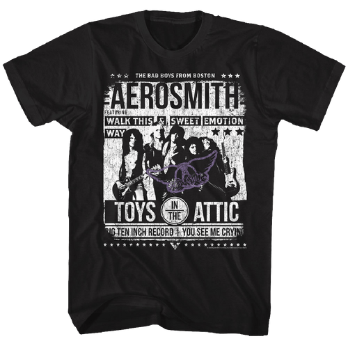Aerosmith Toys in the Attic Poster T-Shirt