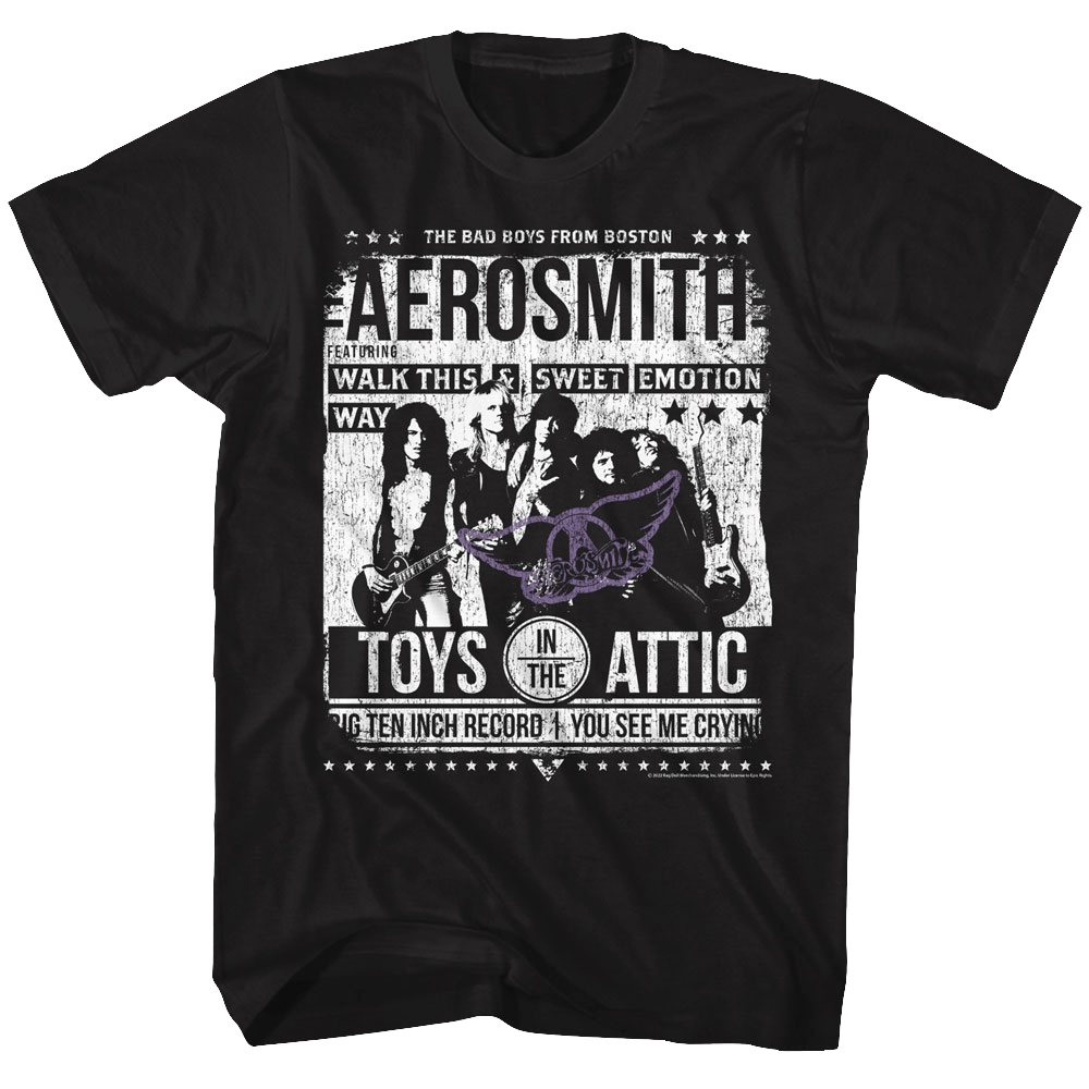 Aerosmith Toys in the Attic Poster T-Shirt