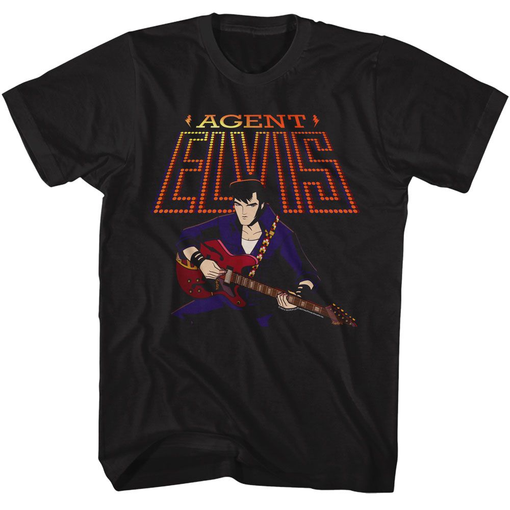 Shirt Agent Elvis Elvis and Guitar Official T-Shirt