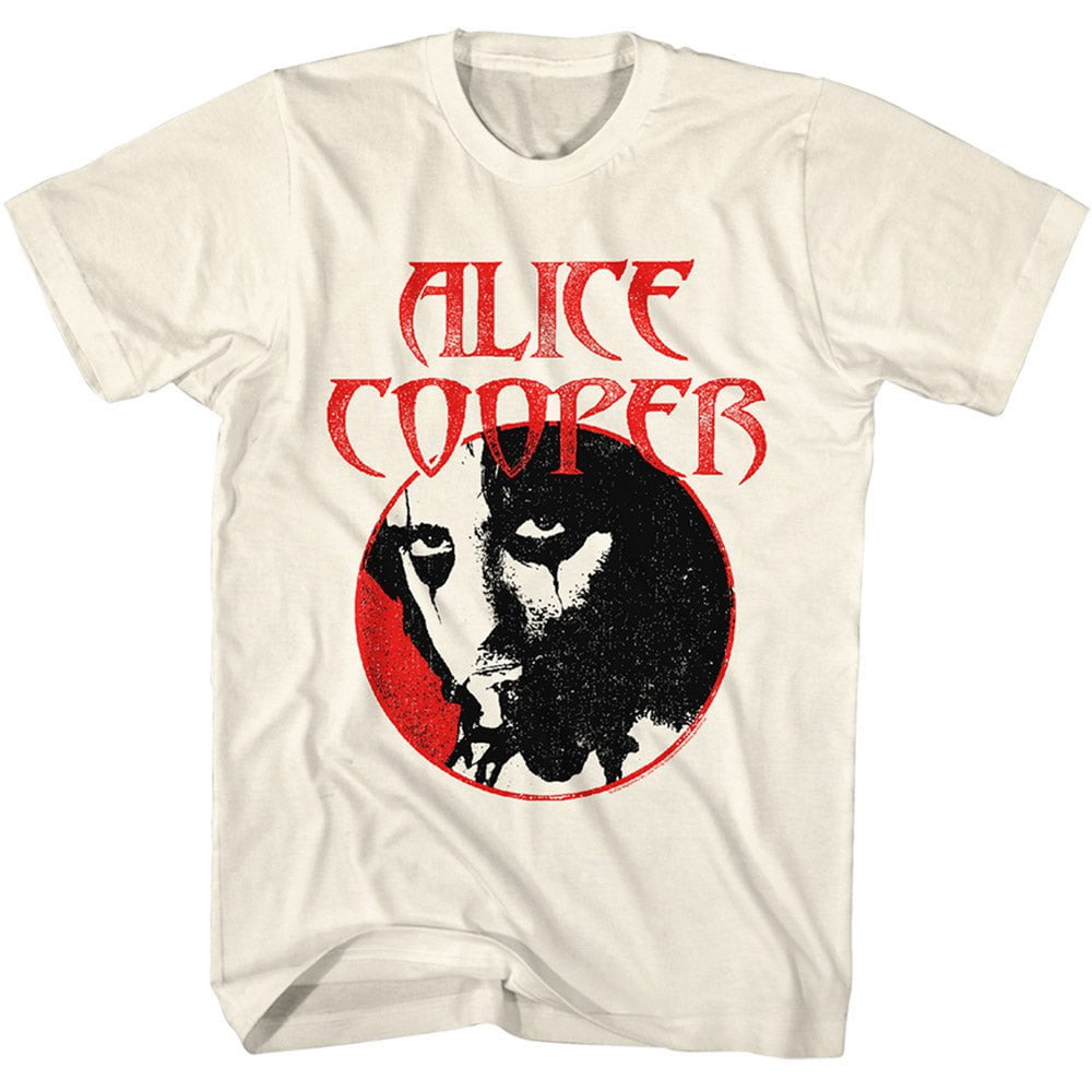 Shirt Alice Cooper Circle Face Slim Fit T-Shirt