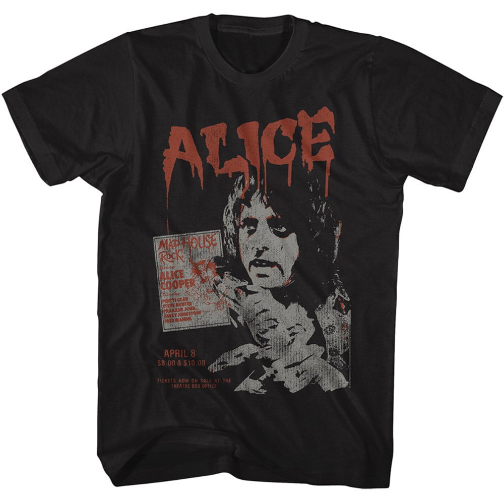 Shirt Alice Cooper Madhouse Rock Slim Fit T-Shirt