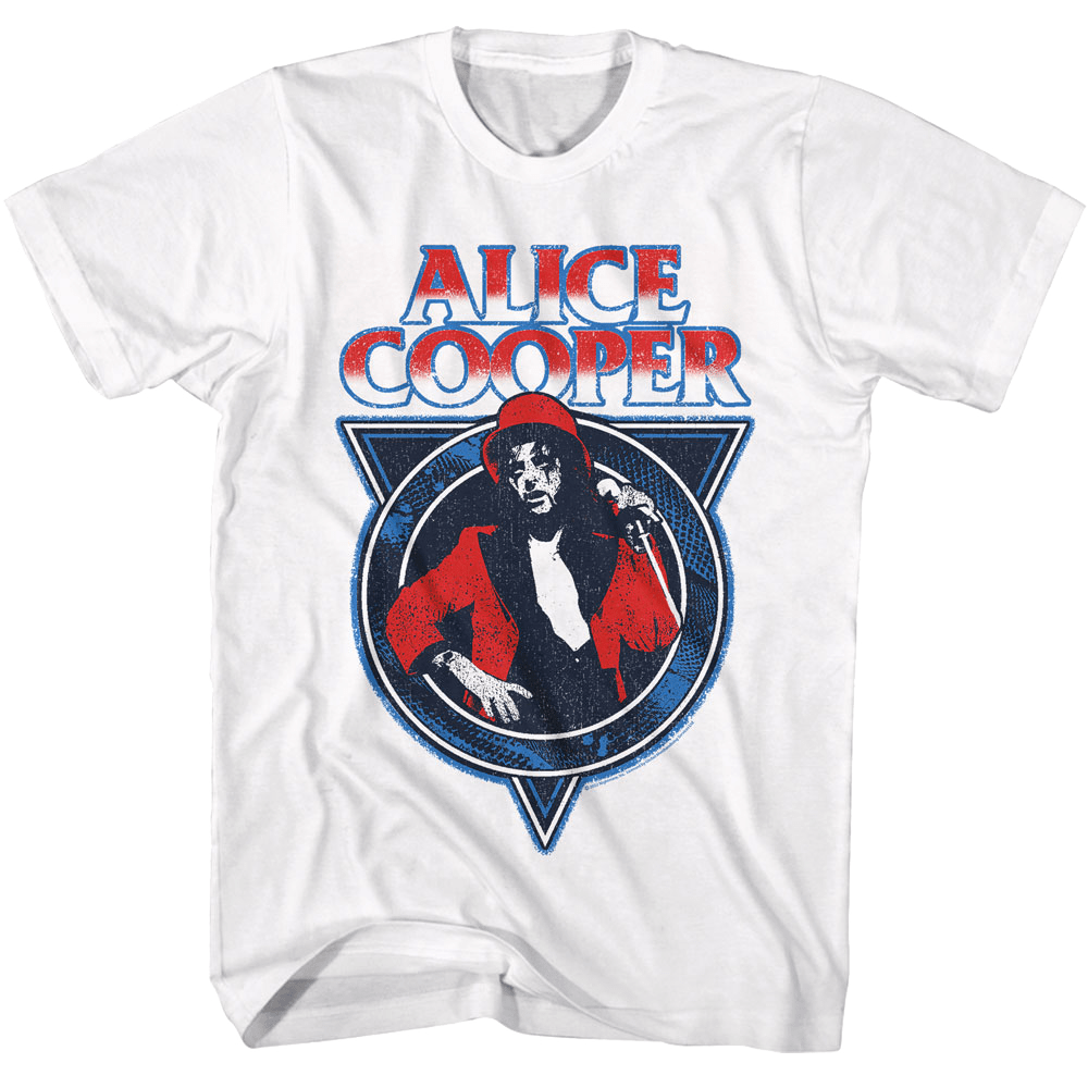 Alice Cooper Nightmare USA White Slim Fit T-Shirt