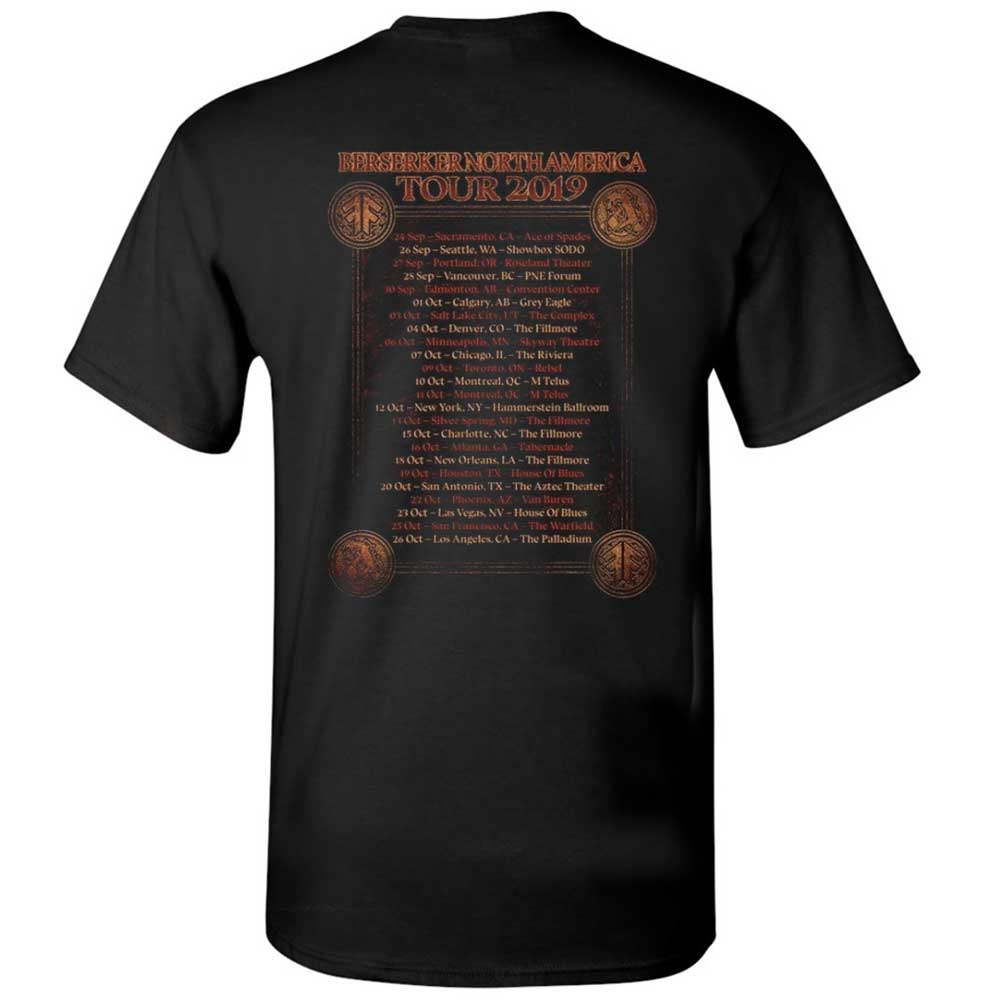 Amon Amarth Berserker Helmet 2019 Tour T-Shirt