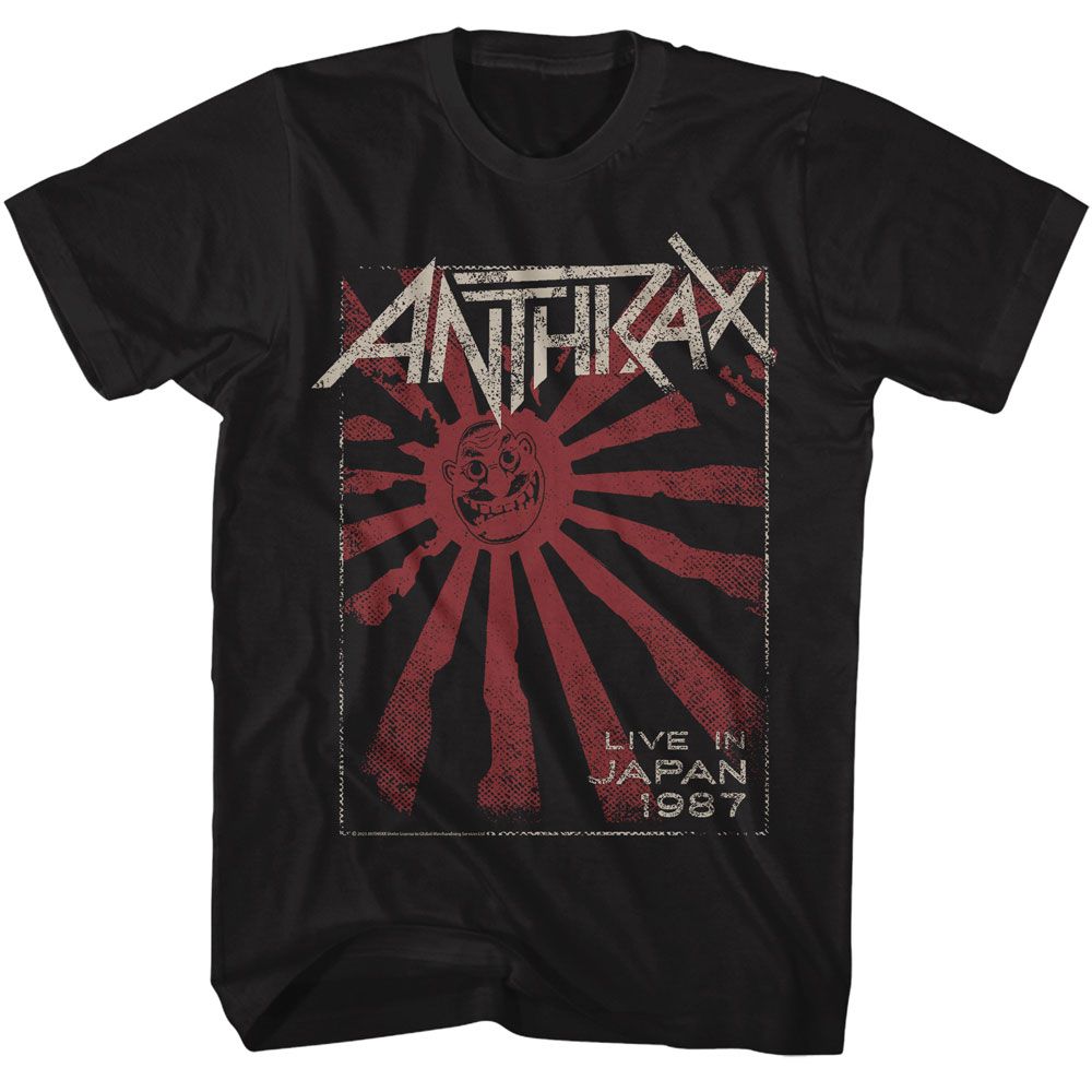 Shirt Anthrax Japan 87 Official T-Shirt